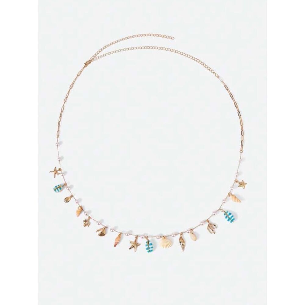 Seashell Charm belly Chain N2047